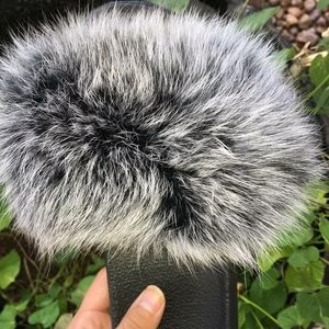 Faux fur slides